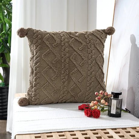 Soft Sweater Pillow Cover - External Products